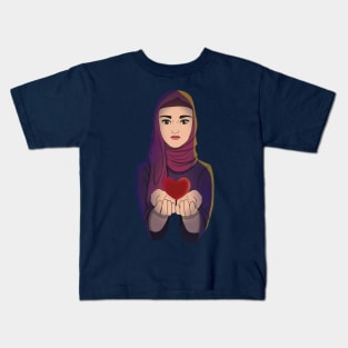 We All Have a Heart - Muslim Kids T-Shirt